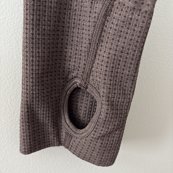 Gymshark Vital Seamless 2.0 Long Sleeve Crop Top Brown Size XXL - Picture 5 of 8